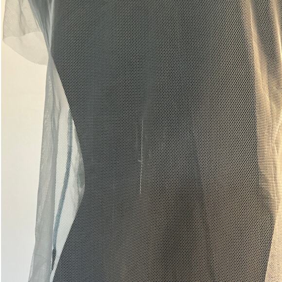 Blue Frost Beaded Tulle Top Black Label Urban Outfitters - Picture 10 of 10